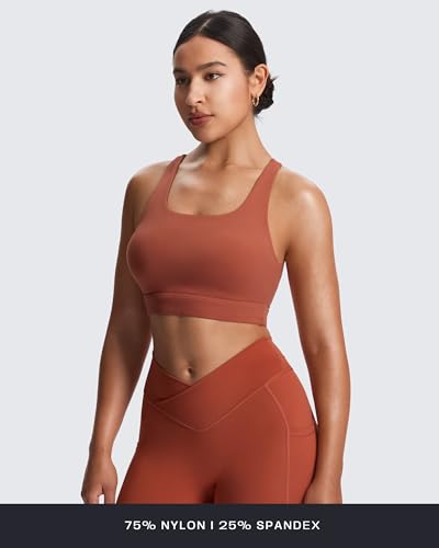 Image of Aoxjox Women's Workout Sports Bras High Impact Fitness Training Gym Khloe Bra Yoga Crop Tank