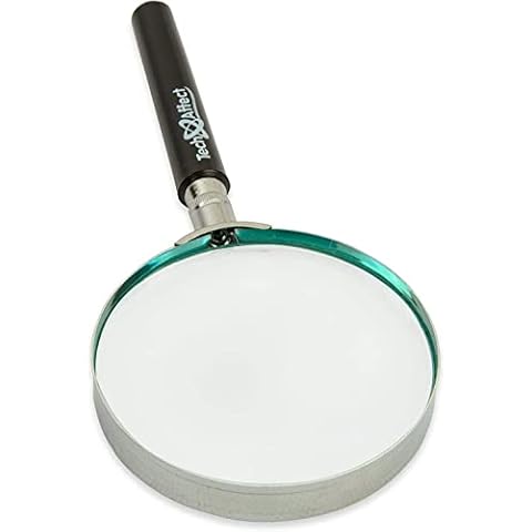 TechAffect Handheld Magnifying Glass for Reading Cover