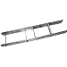 Produktbild H-Anker 141 mm für Carport verzinkter Pfostenträger INKLUSIVE SCHRAUBEN 800 mm hoch 8 mm dick für Kanthölzer 14x14 cm