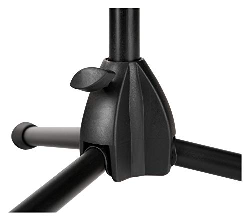 Classic Cantabile Posaunenständer PS-2009 - Metall, Gefederter, höhenverstellbarer Kegel, Gummierte Füße für sicheren Stand