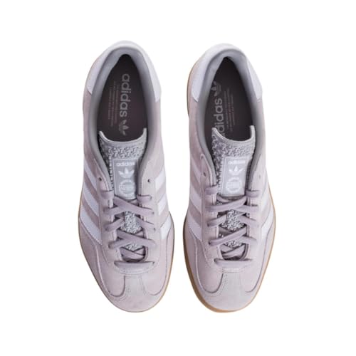 adidas Originals Gazelle Indoor Mens Sneaker (Grey Cloud White Gold Metallic, 9)4