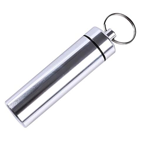 Airlove 1 Pieces Portable Toothpick Pocket Toothpick Holder Aluminium Alloy Toothpick Box and Aluminum Toothpick Holder Container for Outdoor Picnic and Camping Cover