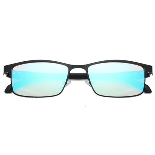 Heidouse Color Blind Glasses, Lightweight Full Frame Red/Green Colorblind Glasses for Men and Women Indoor/Outdoor Use, CORRECTIVE EYEGLASSES