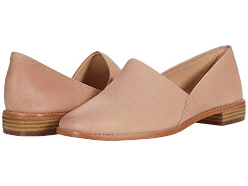 Image of Clarks Womens Pure Easy Leather Slip On Loafers Pink 6 Medium (B,M)