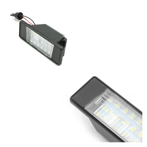 Luz placa matrícula coche Nissan Pathfinder R51 solución a bombillas fundidas 2 Uds LED 4