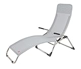 142 x 63 cm, h 107 cm Jan Kurtz, Fiam, Samba, Sonnenliege, Grau, Terrassenliege, wetterfest, Gartenliege, Strandliege, Poolliege, Relaxliege, Saunaliege, Sun Lounge