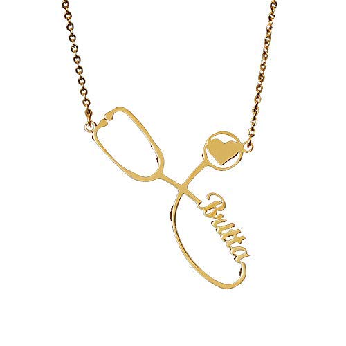 Artisans Crafted Necklace Personalized Name Design In Gold Plating Name Necklace Chain Customize Gift Doctor Style (Yellow) For Unisex Adult (B08LL8XCMG) Amazon Price History, Amazon Price Tracker