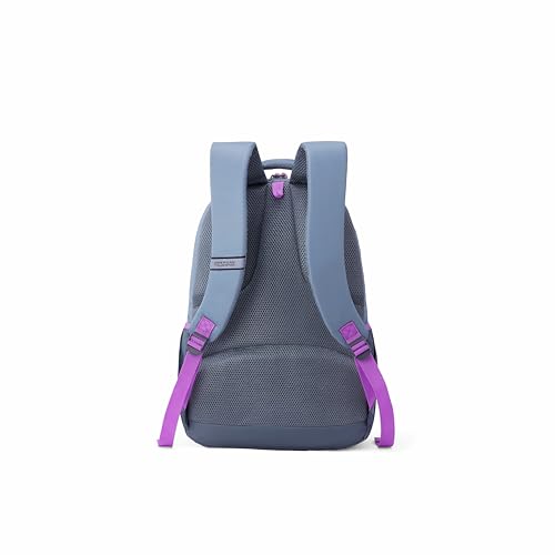 Image of American Tourister Lit | 36 Ltrs | 3 Compartments | Bottle Pocket | Ergonomic Padded Back Panel & Shoulder Straps | Secondary School Backpack | 1 Year International Warranty | Greenish Grey