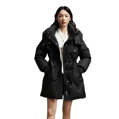 Veste d'hiver femme manteau chaud à capuche parka épaisse JYHBHMZG