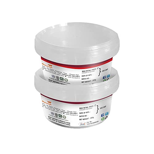 Image of BLOSSOM White - Red Sugar Paste /Fondant for Cake Decorating, 200g - Pack of 2 (400g Total Pack Size)