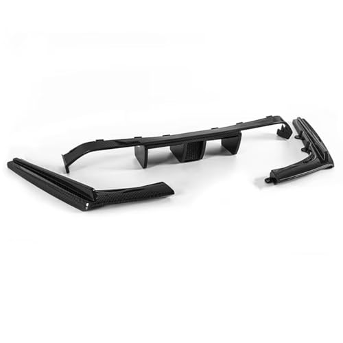 Spoiler de pare-chocs arrière pour BMW M3 M4 look carbone avec clignotant