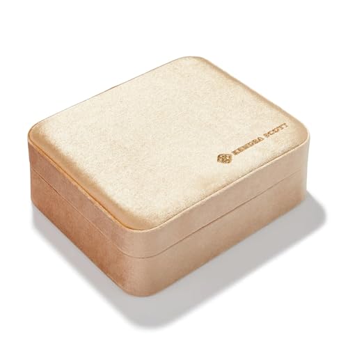 Kendra Scott Mattie Large Case in Champagne Velvet