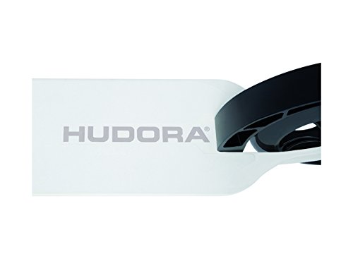 HUDORA 230 Adult Scooters Foldable Adjustable Kick Scooter Aluminum Outdoor use (White)