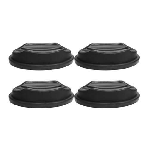 Support stationnaire pour vélo home trainer - Tapis plastique noir 4 pièces