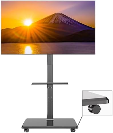 壁寄せテレビスタンド 32～65インチ対応 耐荷重40KG 左右回転・高さ調節型