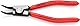 KNIPEX Sicherungsringzange für Außenringe auf Wellen 45° gewinkelt mit Kunststoff überzogen schwarz atramentiert 130 mm, 46 31 A02