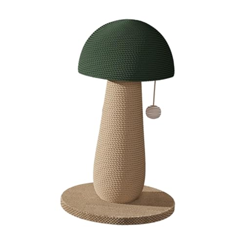 Poste rascador para gato con juguete interactivo verde miniatura 1