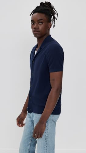 Club Monaco Men's Boucle Camp Collar Sweater4