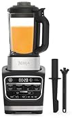 Ninja Foodi Blender & Soup Maker, 10 Auto-iQ Programs, 1.7L Glass Jug, Hot & Cold Blender, Built-In Heating Element, Tamper…