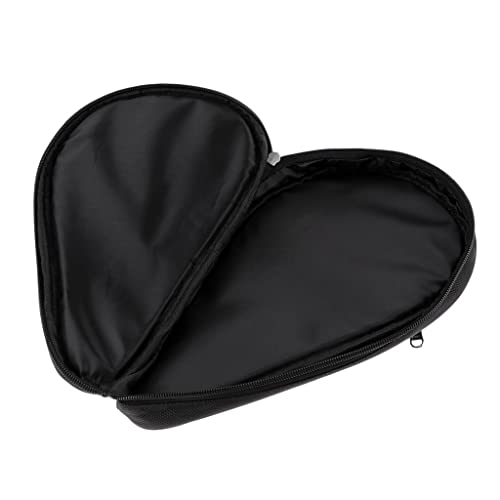 Generic Bola de Bolsa de Raquete de Tênis Pong Paddle, Preto, como descrito