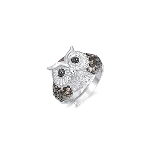 Seinerzeit bague Merlin Owl en argent 925 SZA-1990-119-M pour femme