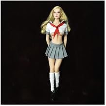 Pipigirl 1/6 Scale Figure Doll Clothes Set,School Dress,Outfit Costume for 12 Inch Female Action Figure for Phicen TBLeague 1/6 Female Seamless Action FiguresOnly Clothes