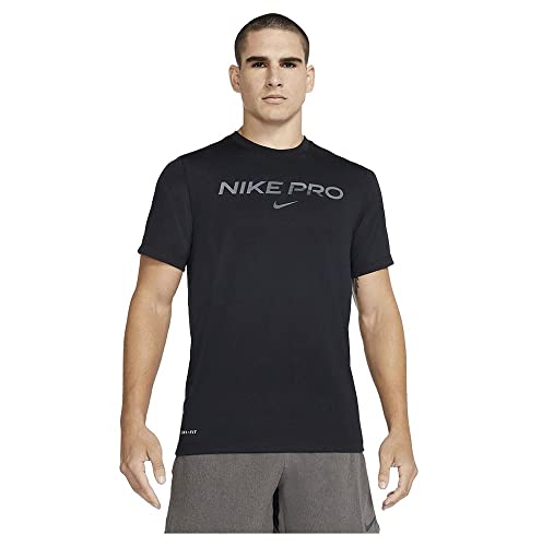 T-Shirt Nike DB Pro respirant Noir et Gris Fer contre la transpiration