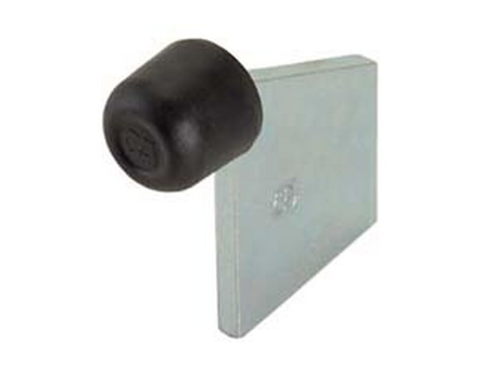 Battente Arresto Per Cancello - In Acciaio Zincato, Base 130x160 Mm, Modello 380F COMBI - Foto 8