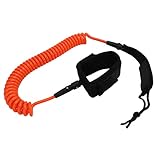 Correa de surf suave y elástica: la correa de surf está hecha de elastómero de poliuretano TPU con alta resistencia, buena elasticidad y sensación suave. Cómodo diseño de correa de tobillo para adaptarse a cualquier tamaño de tobillo.