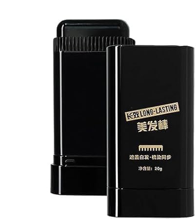 Image of Hairline Shadow Stick for Men & Women, Black Hair Root Cover Stick, Natural Looking Hairline Filler, Easy Application for Fuller Hair Appearance, Compact Travel-Friendly Design (Hair Color Stick)