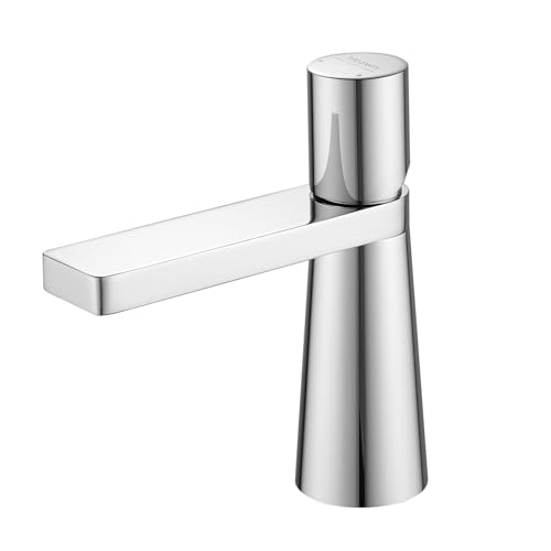 Robinet de lavabo compact idéal pour optimiser l'espace des toilettes d'invités - 2