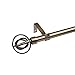 Barra de Cortina Extensible de Bola Bronce de Metal de 122 a 211 cm - LOLAhome