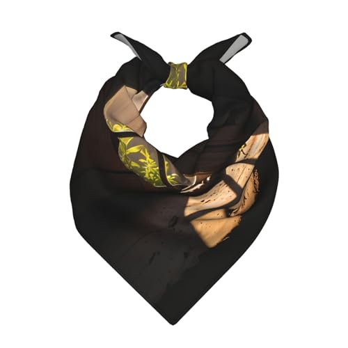 MROWYC shadow Square handkerchief - 22x22 inches, unisex, suitable for fashion accessories, gift wrapping