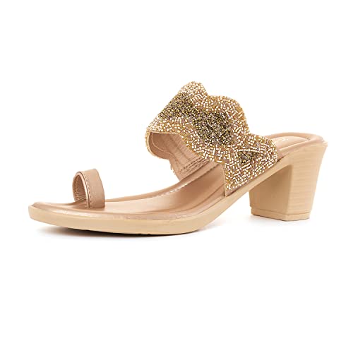 Image of Khadim's Cleo Block Heel Sandal for Women
