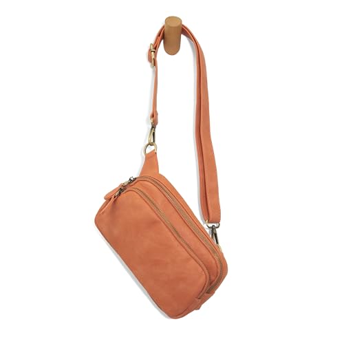 Image of Joy Susan Womens Fashion Purse Kylie Double Zip Sling Belt Bag