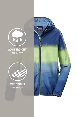 Veste imperméable garçon Killtec Kos 144 avec capuche réglable - 6