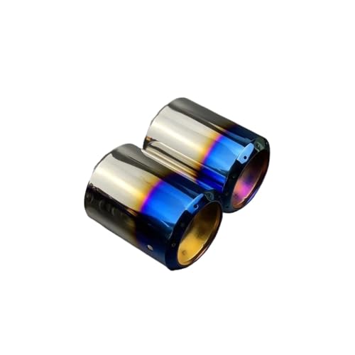Cache pot d'échappement style chromé de prestige pour SUV CX-9 CX-8 CX-30 finition B argent bleu