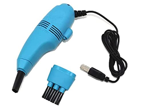 USB Hand Vacuum Blue-q Mini dust Cleaner Vacuum for Office and Home (Blue,q-01)
