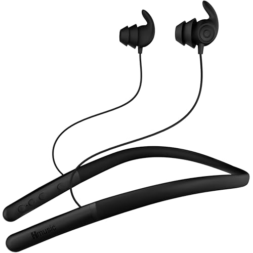 Hmusic HS88 Sleep Earbuds,Neckband Sleep Headphones Bluetooth 5.4,-30dB Noise Reduce Soft Flat Thin...