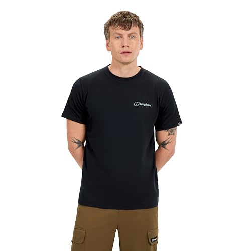 Berghaus Men's Coordinates tee, Jet Black, 2XL