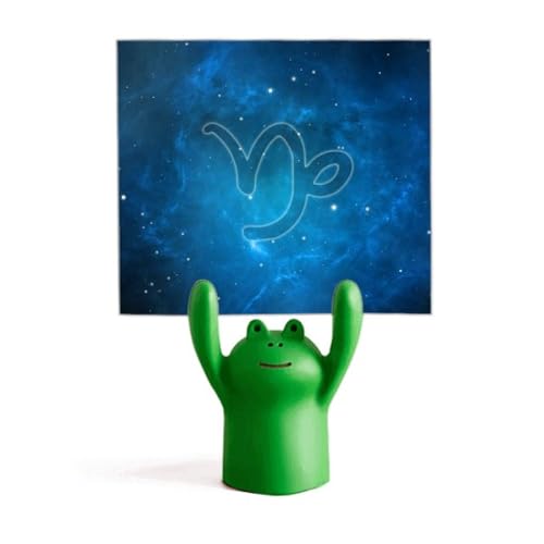 Support de mémo grenouille zodiaque nuit étoilée, pince-notes robuste de haute précision