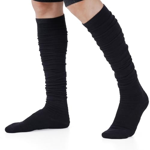 Dxhycc 2 Paris Scrunch Football Socks Extra Long Athletic Soccer Socks for Youth Boys4
