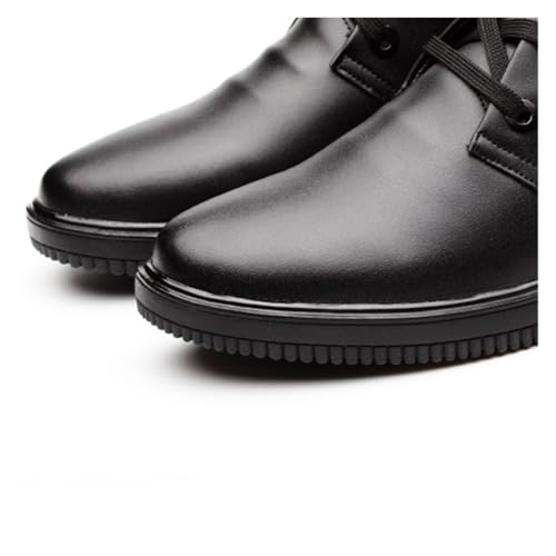 Oxford shoes for men Men's Casual Waterproof Non-Slip Kitchen Work Shoes Genuine Leather Cook Sneakers in Large Sizes2