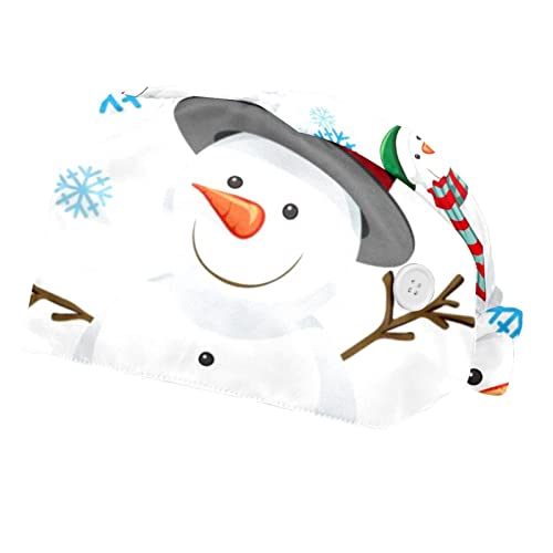 Chapeaux bouffants bonhomme de neige JDEZ pour un Noël festif et confortable au travail