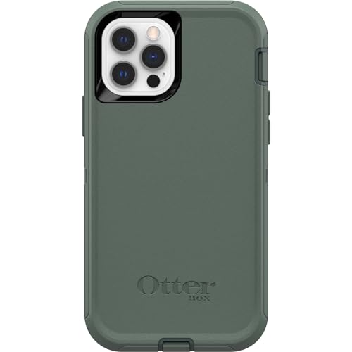 OtterBox Defender Series Screenless Edition Case for iPhone 12 & iPhone 12 Pro (Only) - Case Only - Non-Retail Packaging - Forest Ranger (Green)