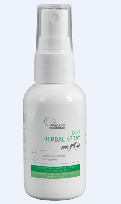 OVER ZOO Herbal Spray 50ml Verhindert Zahnstein