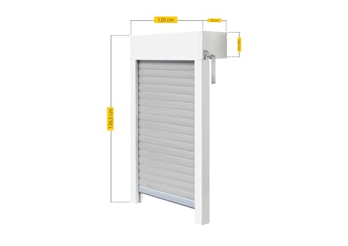 Persiana enrollable mini Schellenberg 100x120 cm con aislamiento de ventanas 7