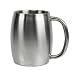 Stainless Steel Beer Mug, Coffee Mug, Desk Mug, Smooth sides 14oz