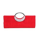 Con questa clutch da sera in raso siete alla moda e … pochette argento glitter argento satinato pochette blu pochette argento lucido pochette argento glitter strass pochette borsa a tracolla da donna donna pochette blu pochette pochette pochette argento glitter pochette pochette argento nero glitter pochette Clutch Rose glitterata Borsa a mano da donna, pochette da matrimonio, in argento, con catena