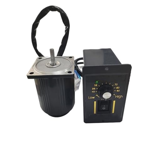 Speed Regulate 6W 60x60mm Frame 110V 220V AC Gear Reducer Motor 2IK6RA Speed Adjustable Speed Regulator Motor CW CCW Reducer(220V)